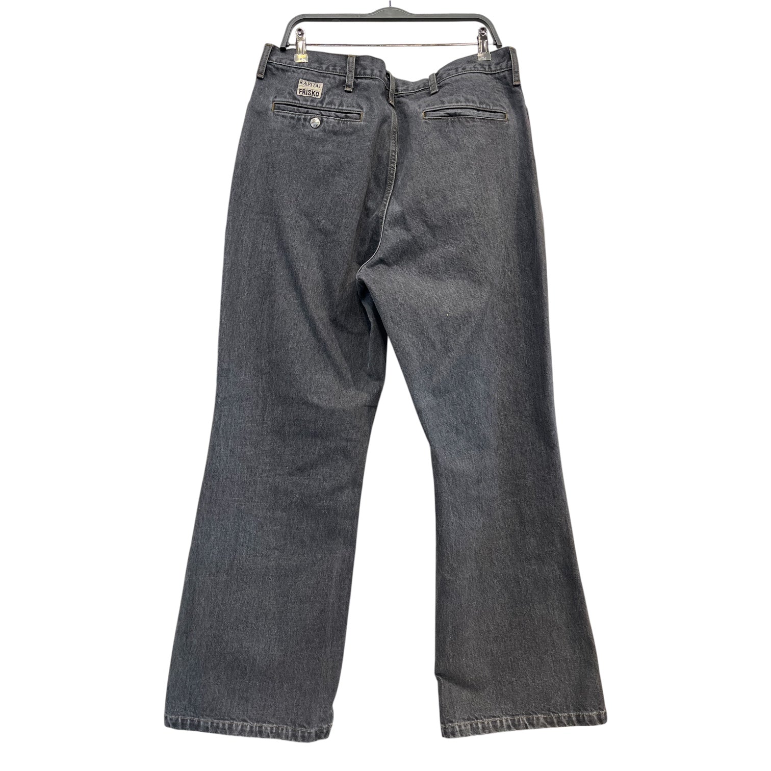 KAPITAL/Straight Pants/38/Denim/GRY/frisko jeans view 2