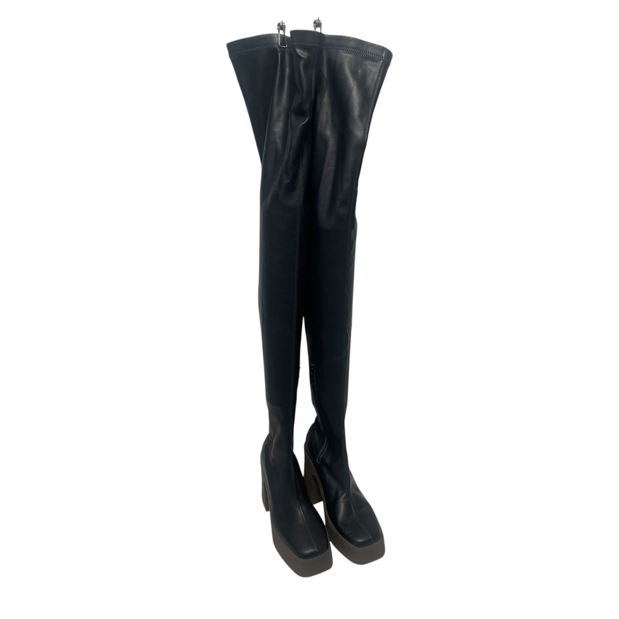 STELLAMcCARTNEY/Long Boots/EU 37/BLK/BLOCK HEEL view 2