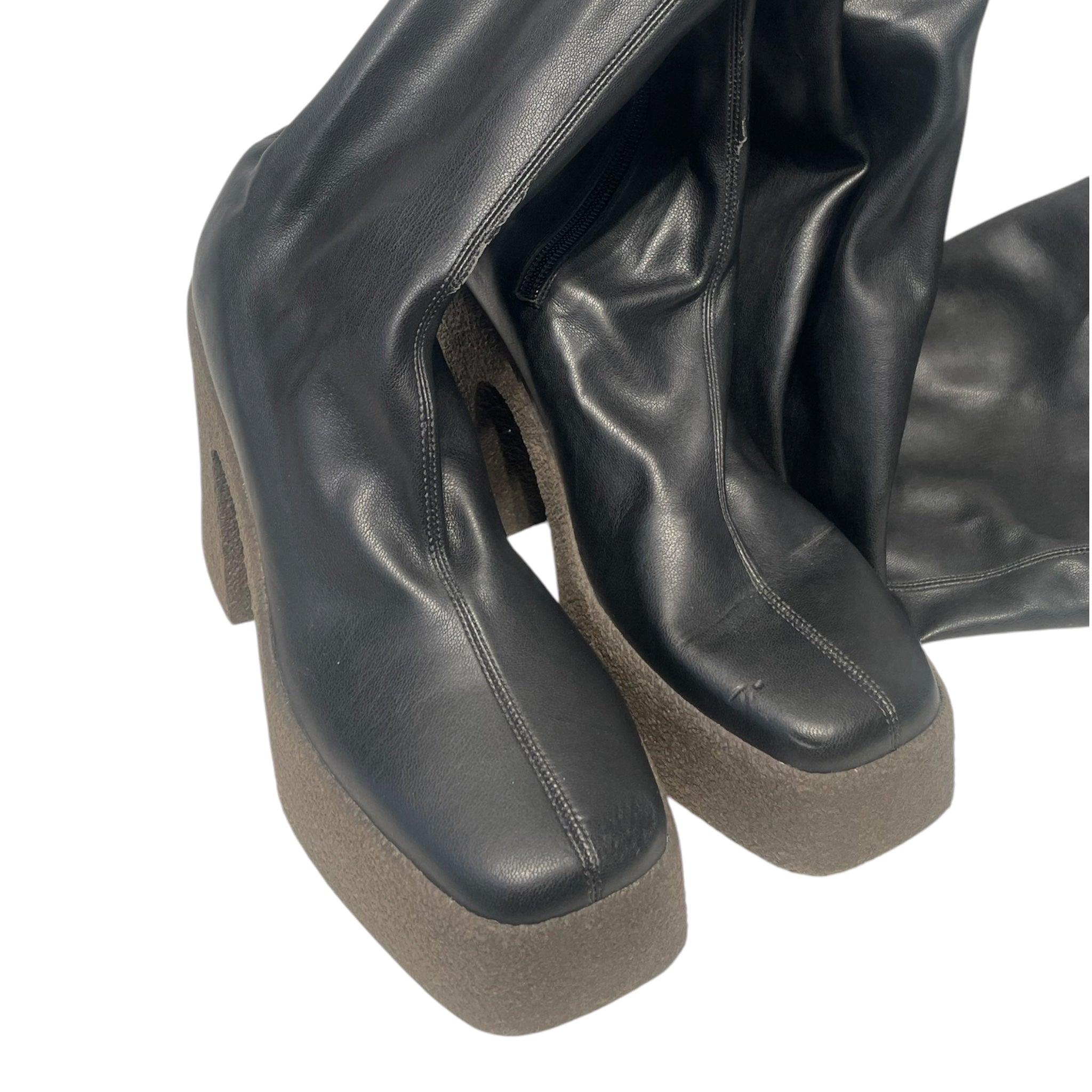 STELLAMcCARTNEY/Long Boots/EU 37/BLK/BLOCK HEEL view 1