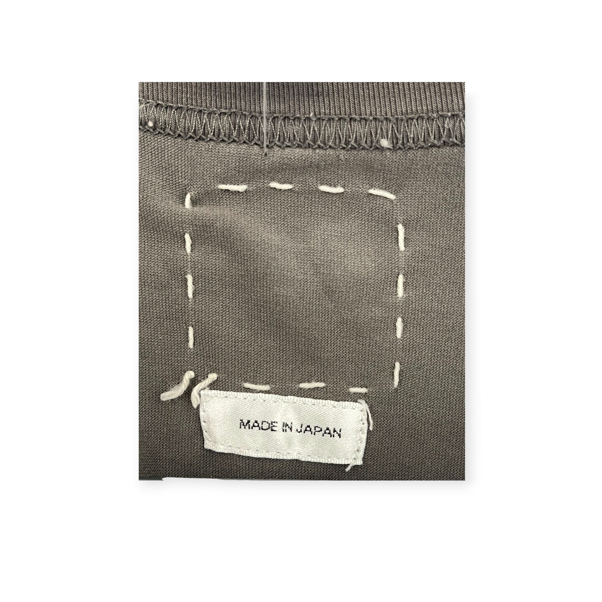 visvim/T-Shirt/5/Cotton/GRY/LOGO JUMBO TEE CUTOFF view 4