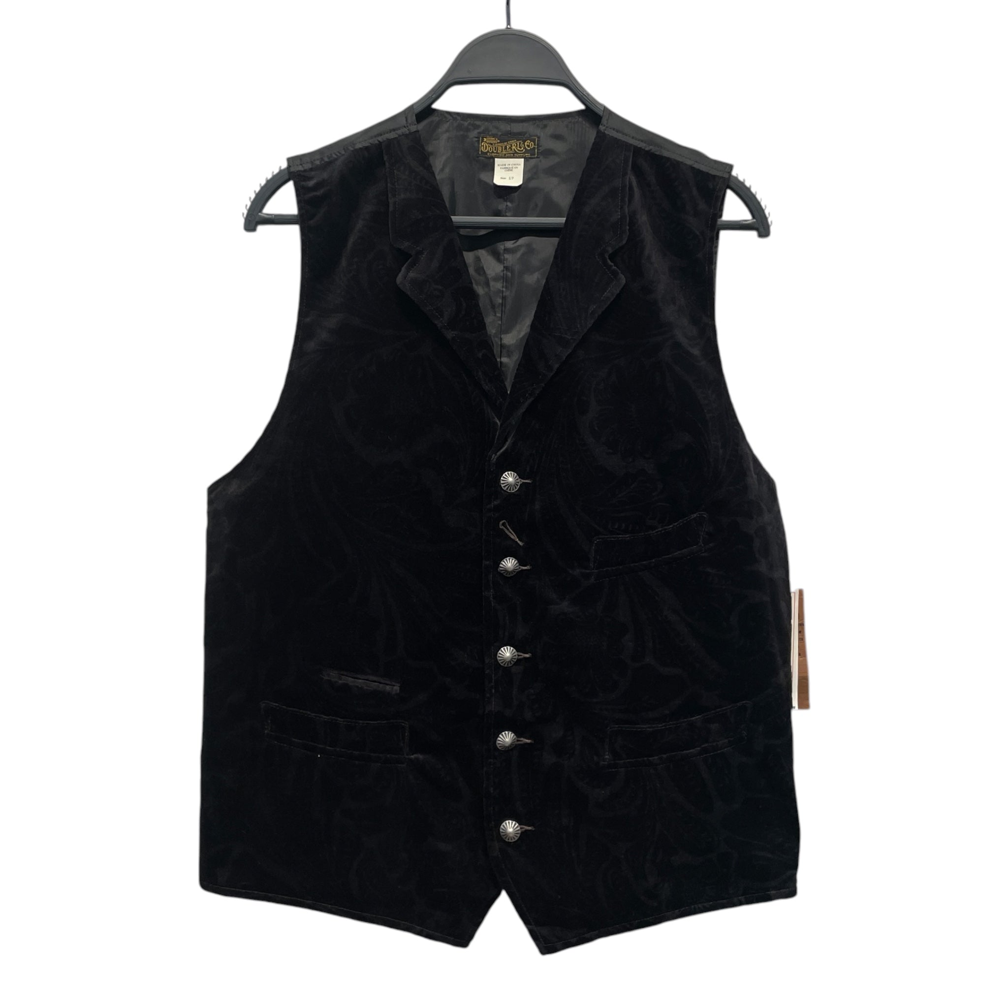 RRL/Vest/S/Suede/BLK/ view 1