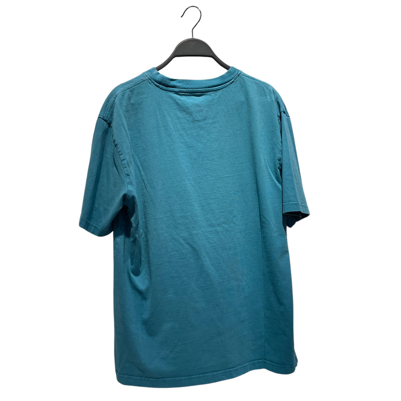 PALACE/T-Shirt/M/Cotton/BLU/Smoking graphic tee