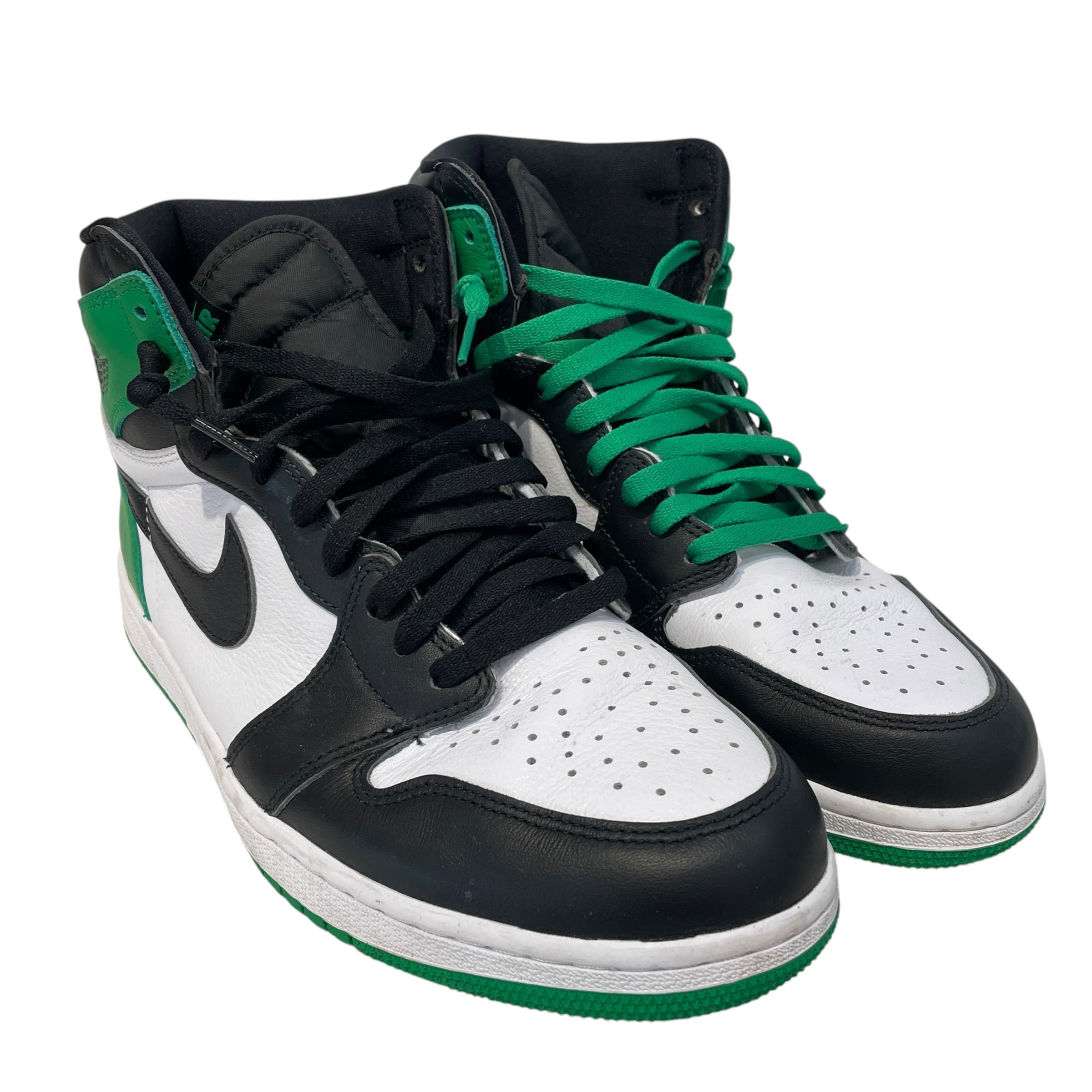 NIKE/Hi-Sneakers/US 12/Leather/GRN/1 Retro High Lucky Green view 1