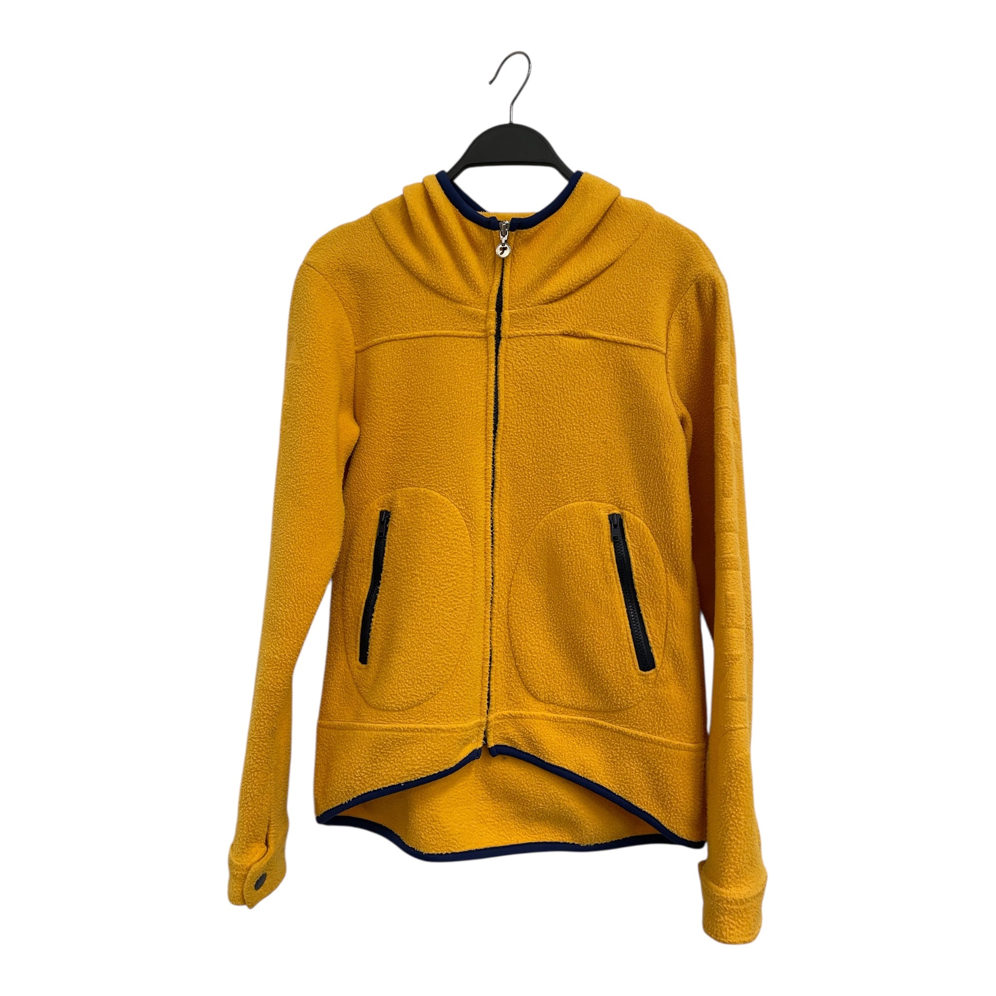 HYSTERIC GLAMOUR/Zip Up Hoodie/Cotton/YEL/FLEECE ZIP W BLUE ACCENTS view 1