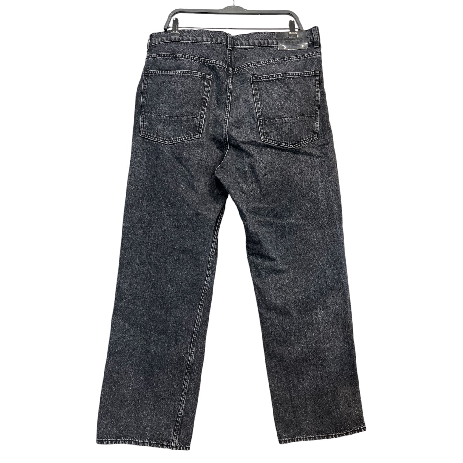 OUR LEGACY/Straight Pants/52/Denim/BLK/washed black third cut denim view 2