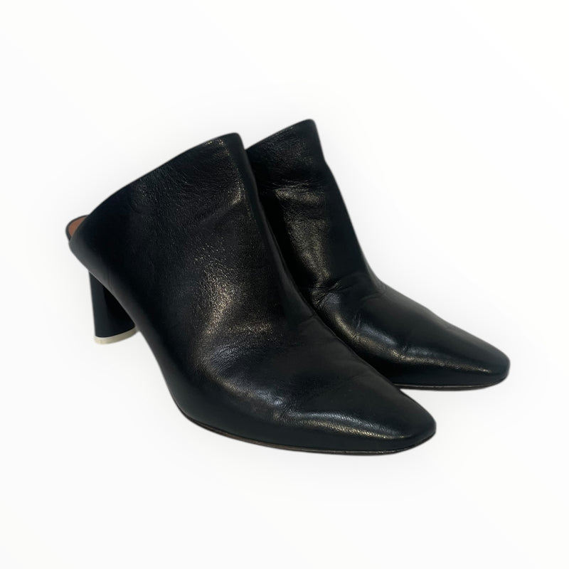 VETEMENTS/Heels/EU 36/Leather/BLK/LIGHTER HEEL HEELS
