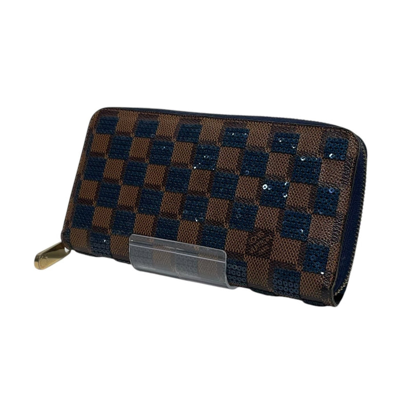 LOUIS VUITTON/Long Wallet/Brown/ZIPPY WALLET_DAMIER EBENE/N63172