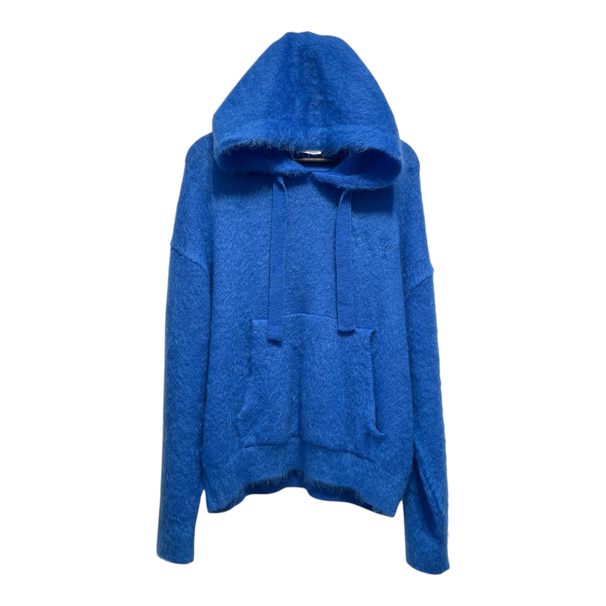 OFF-WHITE/Hoodie/L/Mohair/BLU/ view 1