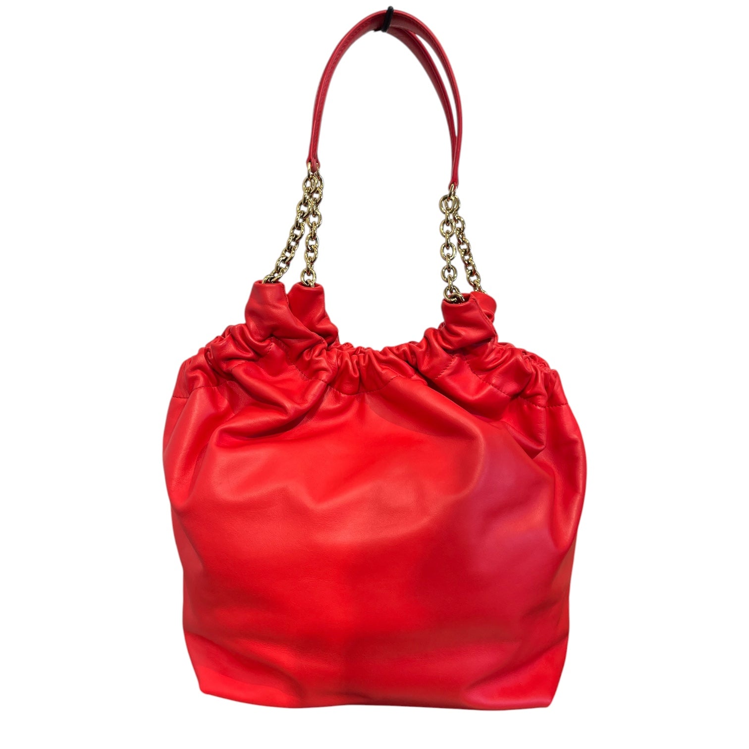 DEMELLIER/Tote Bag/Leather/RED/bucket bag view 2