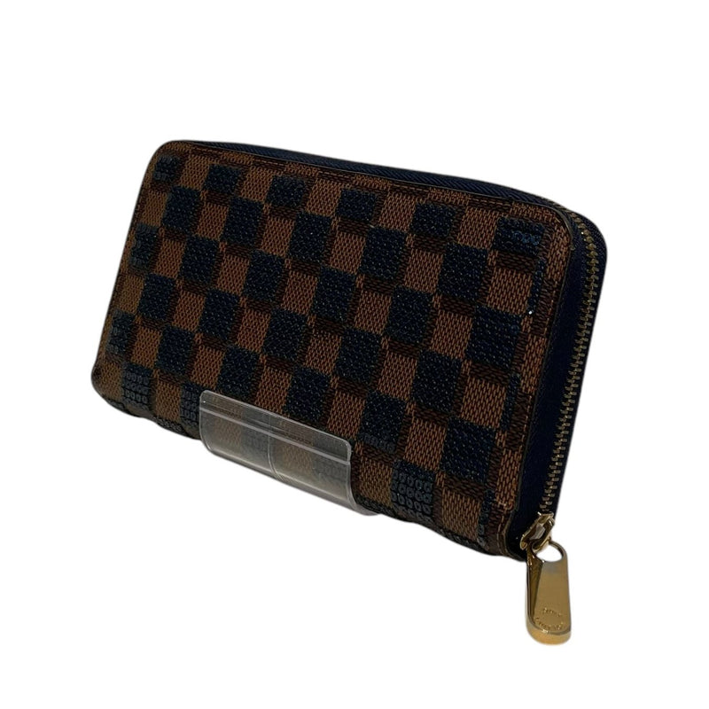 LOUIS VUITTON/Long Wallet/Brown/ZIPPY WALLET_DAMIER EBENE/N63172