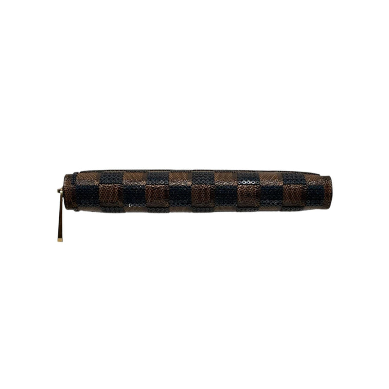 LOUIS VUITTON/Long Wallet/Brown/ZIPPY WALLET_DAMIER EBENE/N63172