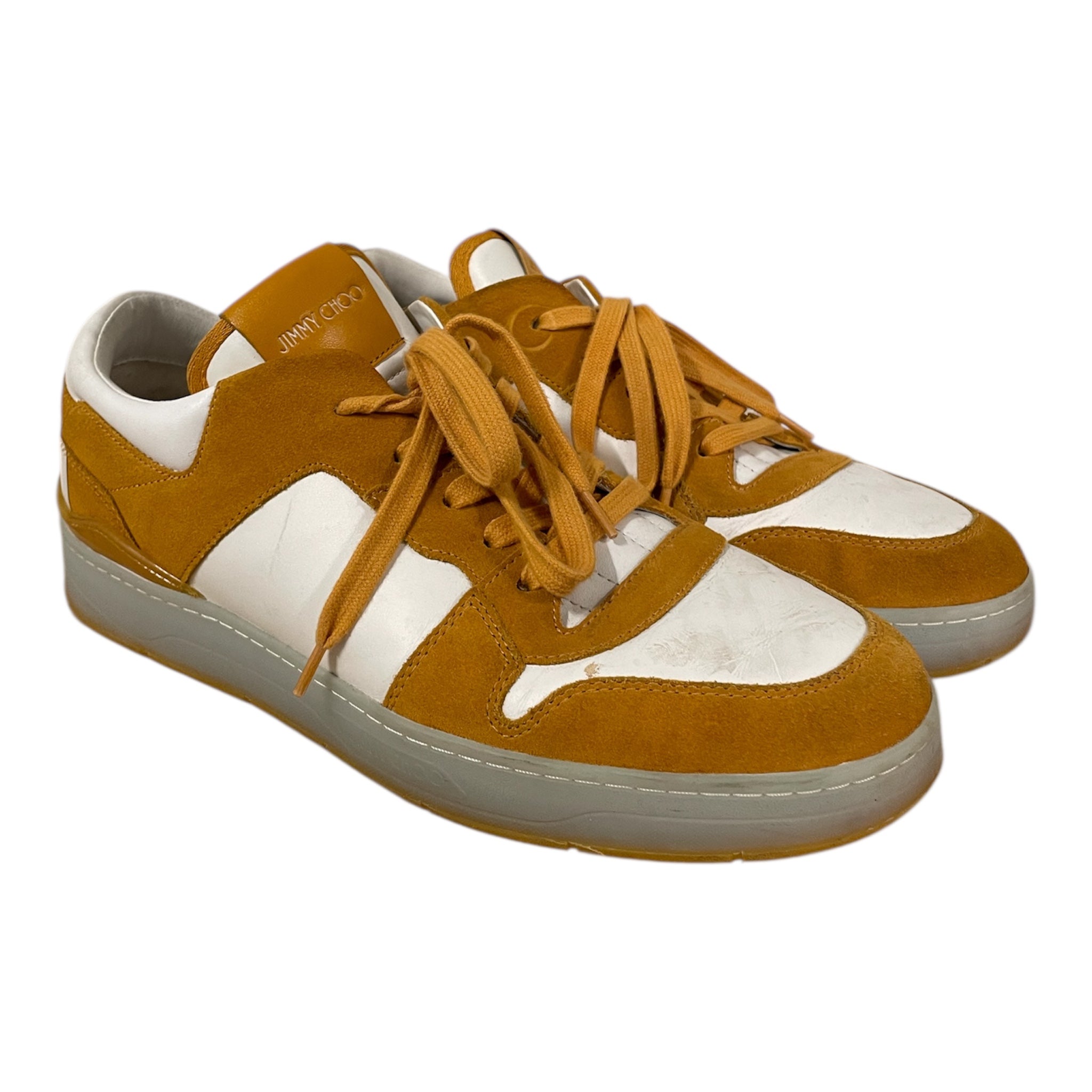 JIMMY CHOO/Low-Sneakers/EU 44.5/Leather/YEL/florent sneakers view 1