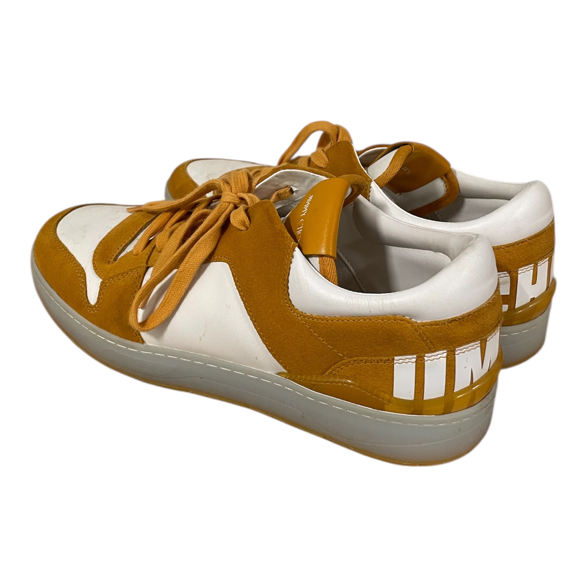 JIMMY CHOO/Low-Sneakers/EU 44.5/Leather/YEL/florent sneakers view 2