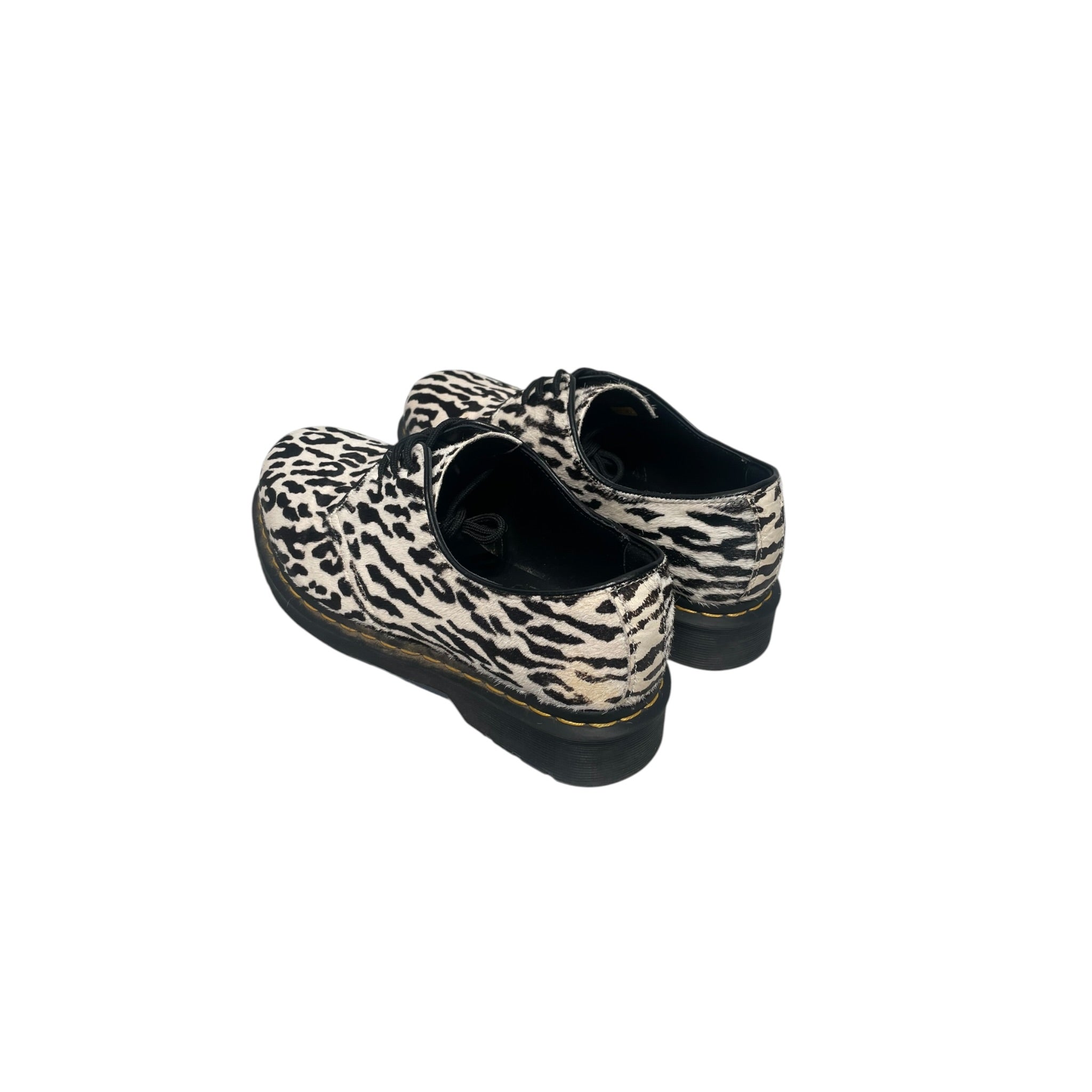 Dr.Martens/Low-Sneakers/US 9/Animal Pattern/Leather/BLK/black leopard print view 2