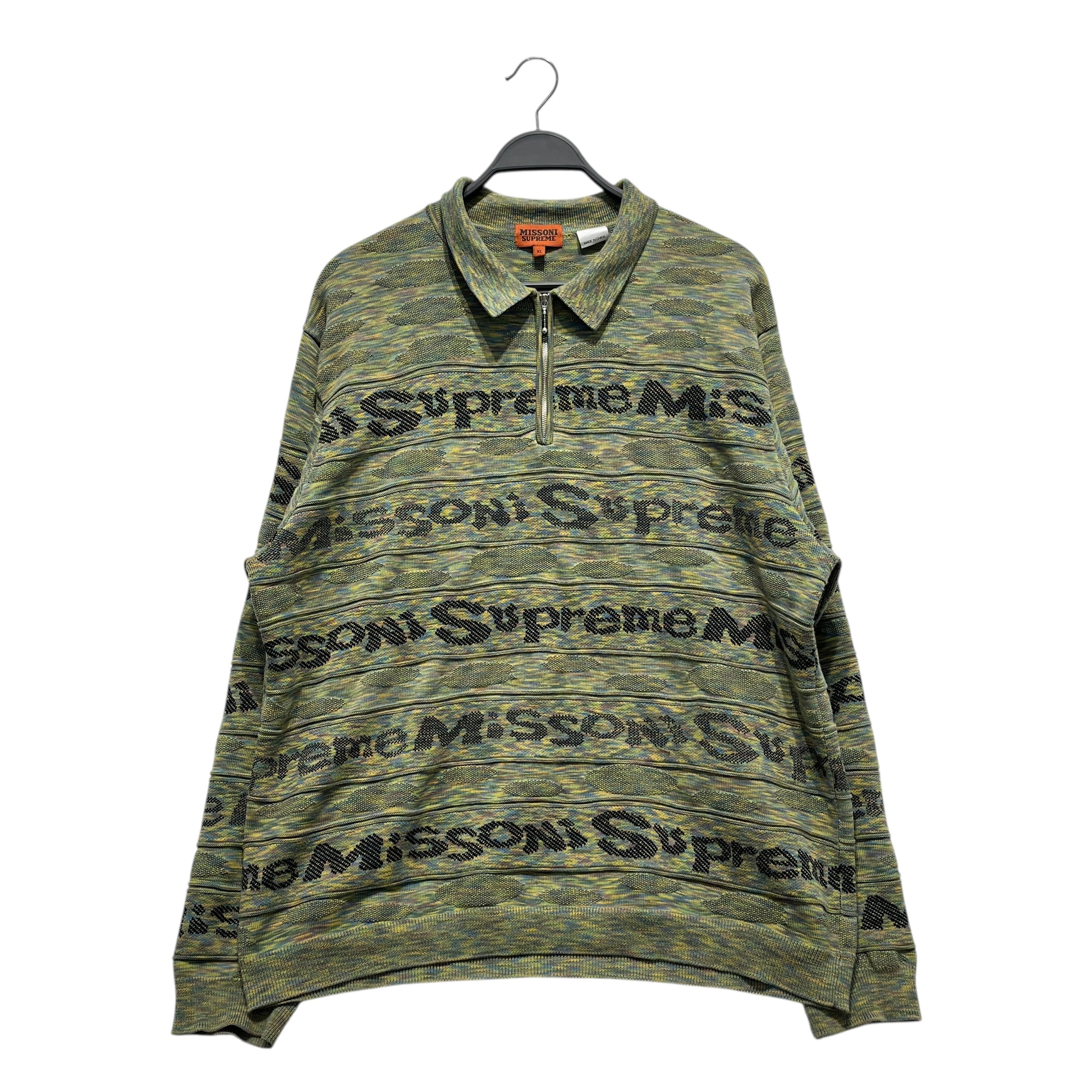 Supreme/Sweater/XL/Stripe/Cotton/GRN/MISSONI KNIT POLO view 1