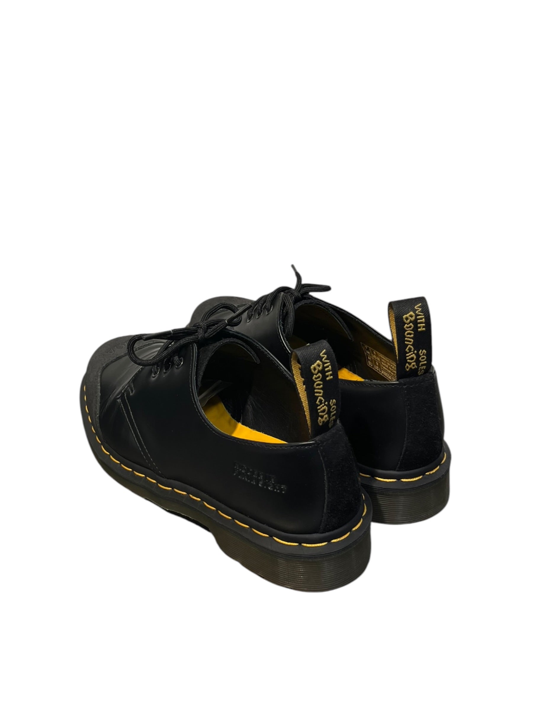 Dr.Martens/BODEGA/Low-Sneakers/US 8/Leather/BLK/'BDGA' on toebox in diff mat view 2