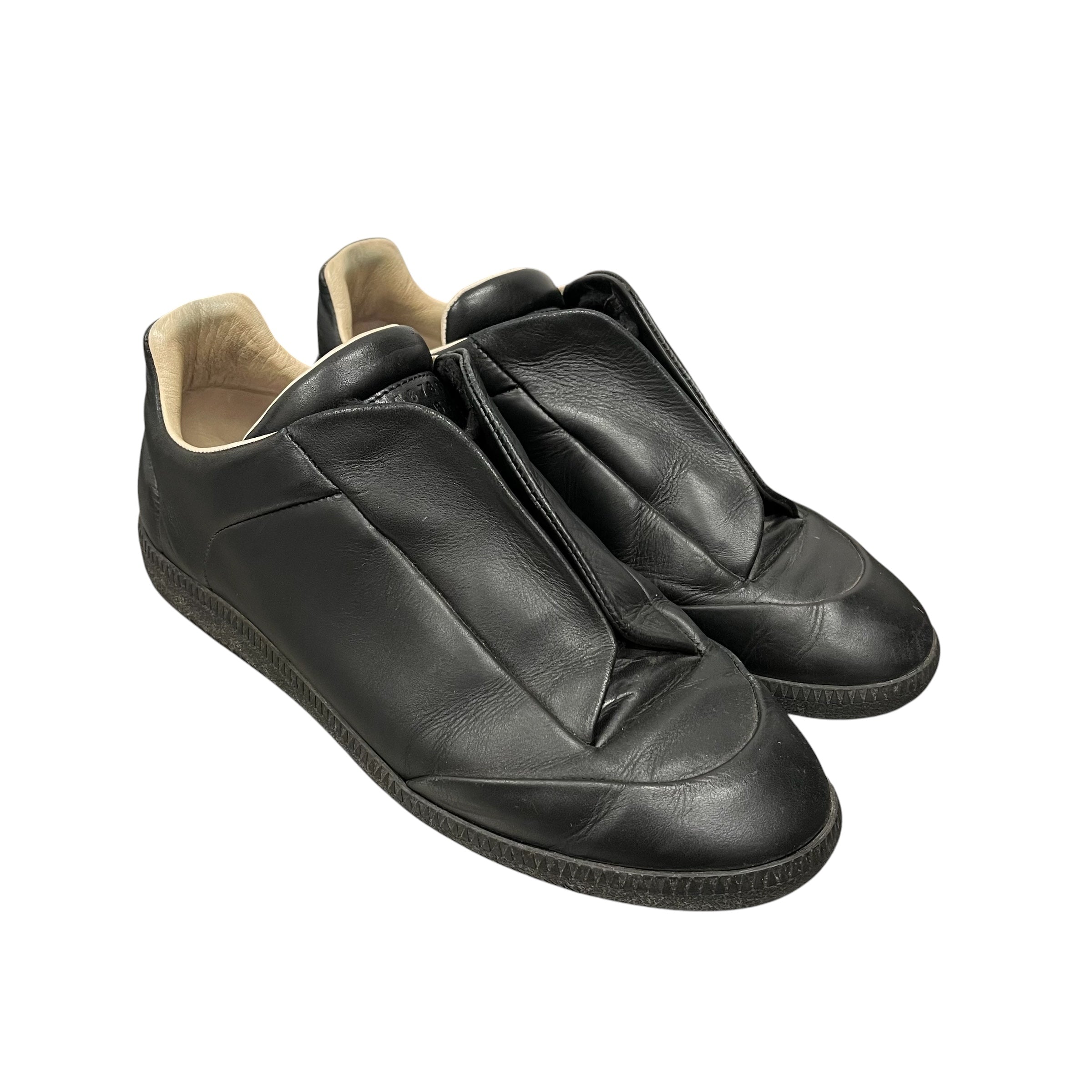 Maison Margiela/Low-Sneakers/EU 41/Leather/BLK/ view 1