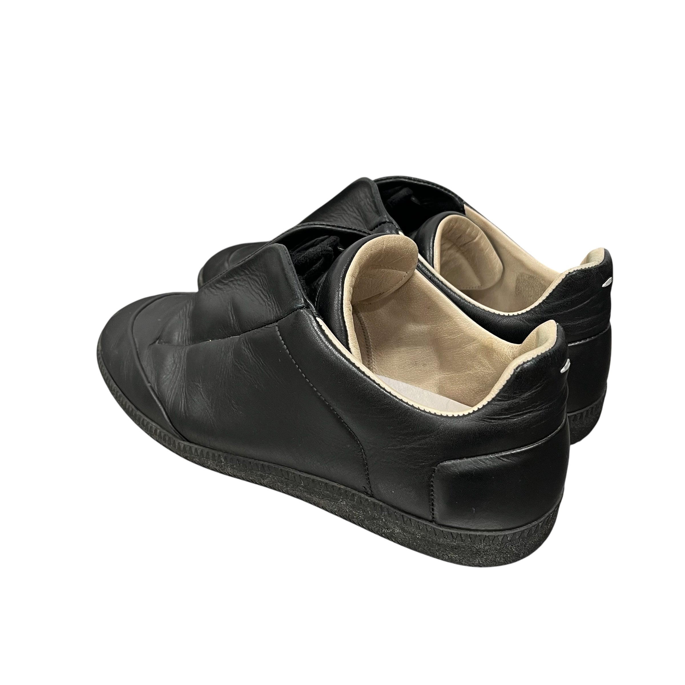 Maison Margiela/Low-Sneakers/EU 41/Leather/BLK/ view 2