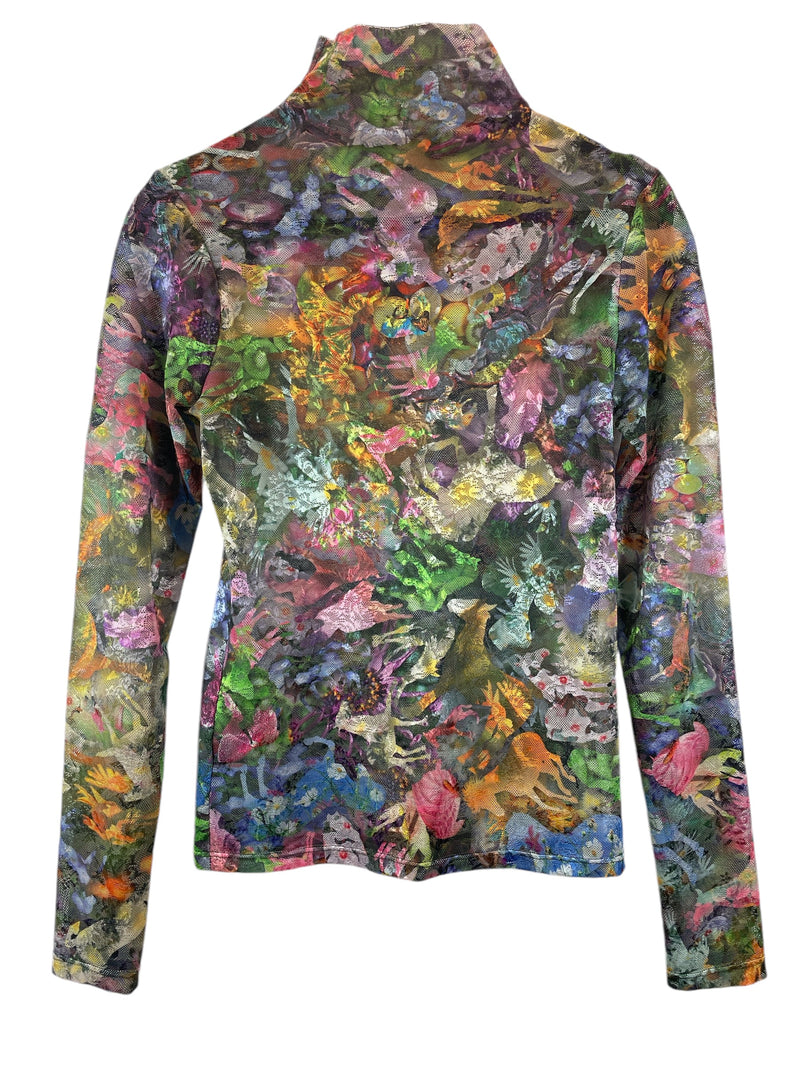 Collina Strada/LS Blouse/XS/Floral Pattern/MLT/GARDENIA TOP
