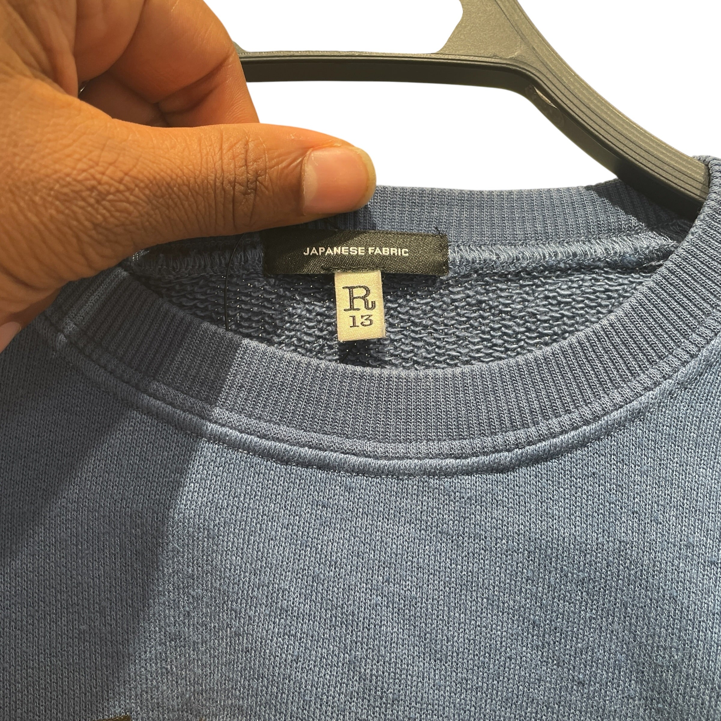 R13/Sweatshirt/XS/Cotton/BLU/Elvis view 3