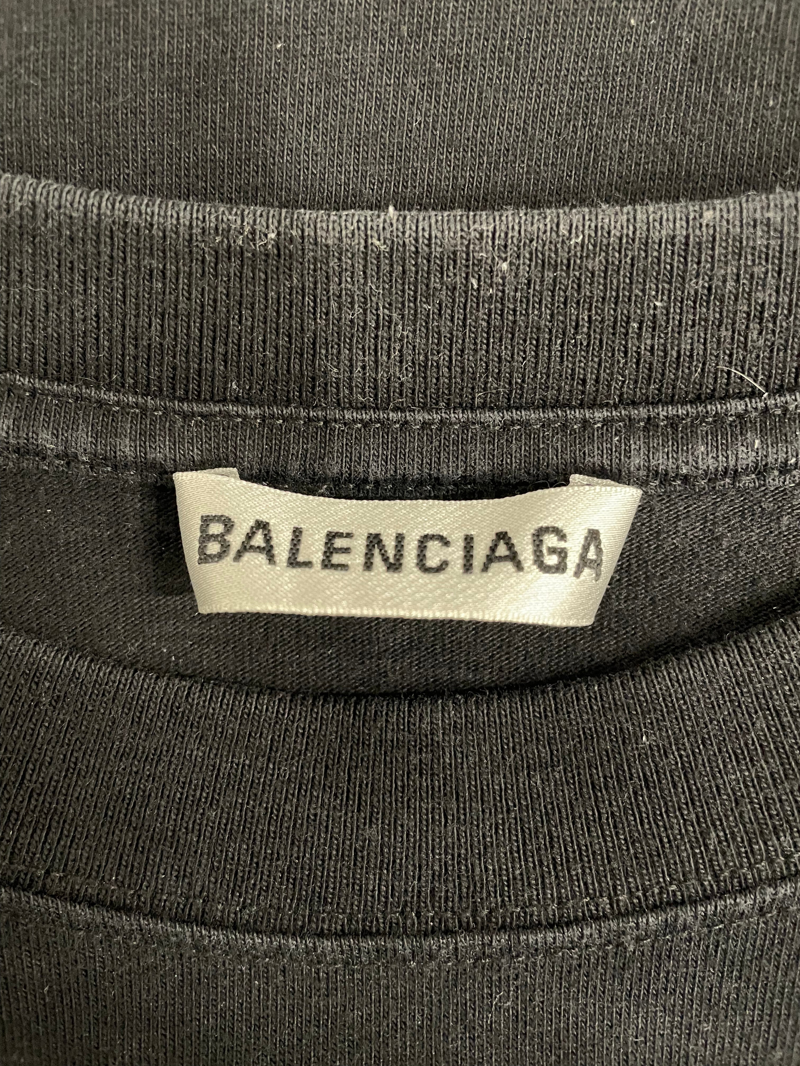 BALENCIAGA/T-Shirt/S/Cotton/BLK/18+ tee view 3