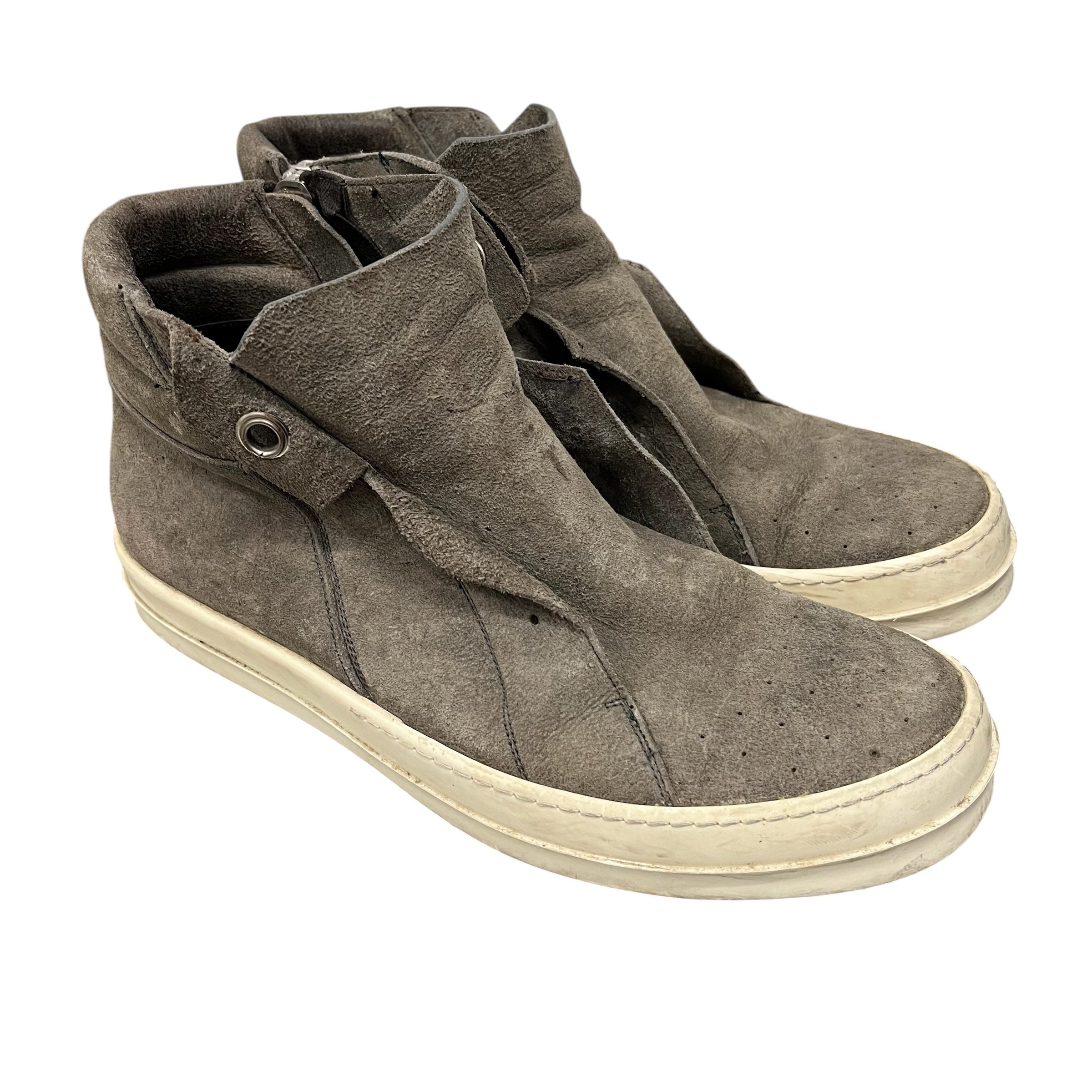 Rick Owens/Hi-Sneakers/US 9/Suede/GRY/ view 1