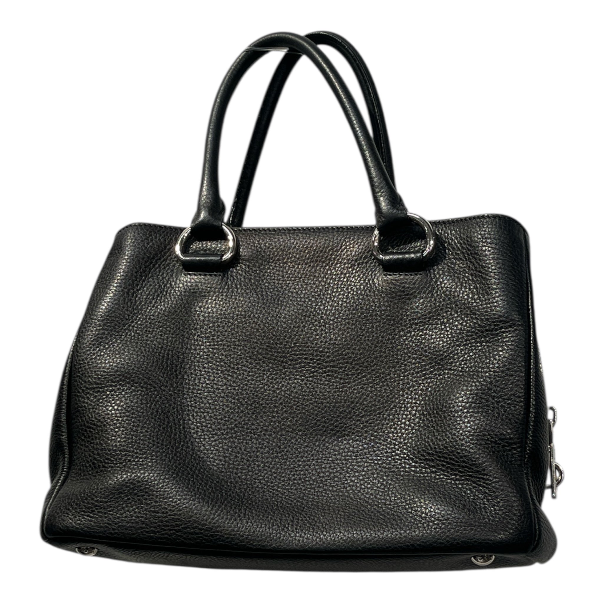 PRADA/Tote Bag/Leather/BLK/Vitello Tote Bag view 2