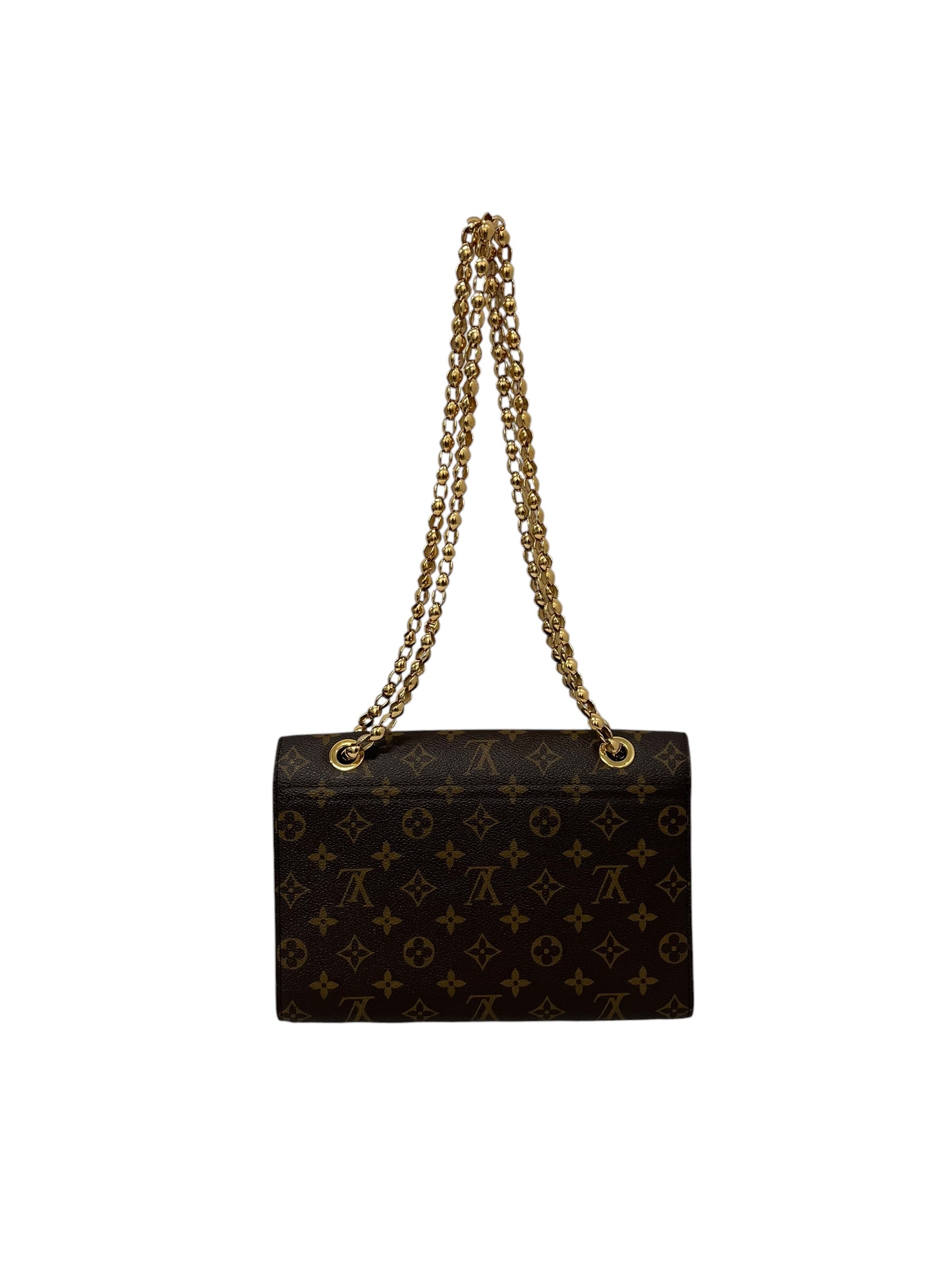 LOUIS VUITTON/Bag/Monogram/Leather/BRW/VICTOIRE LEATHER CROSSBODY BAG view 2