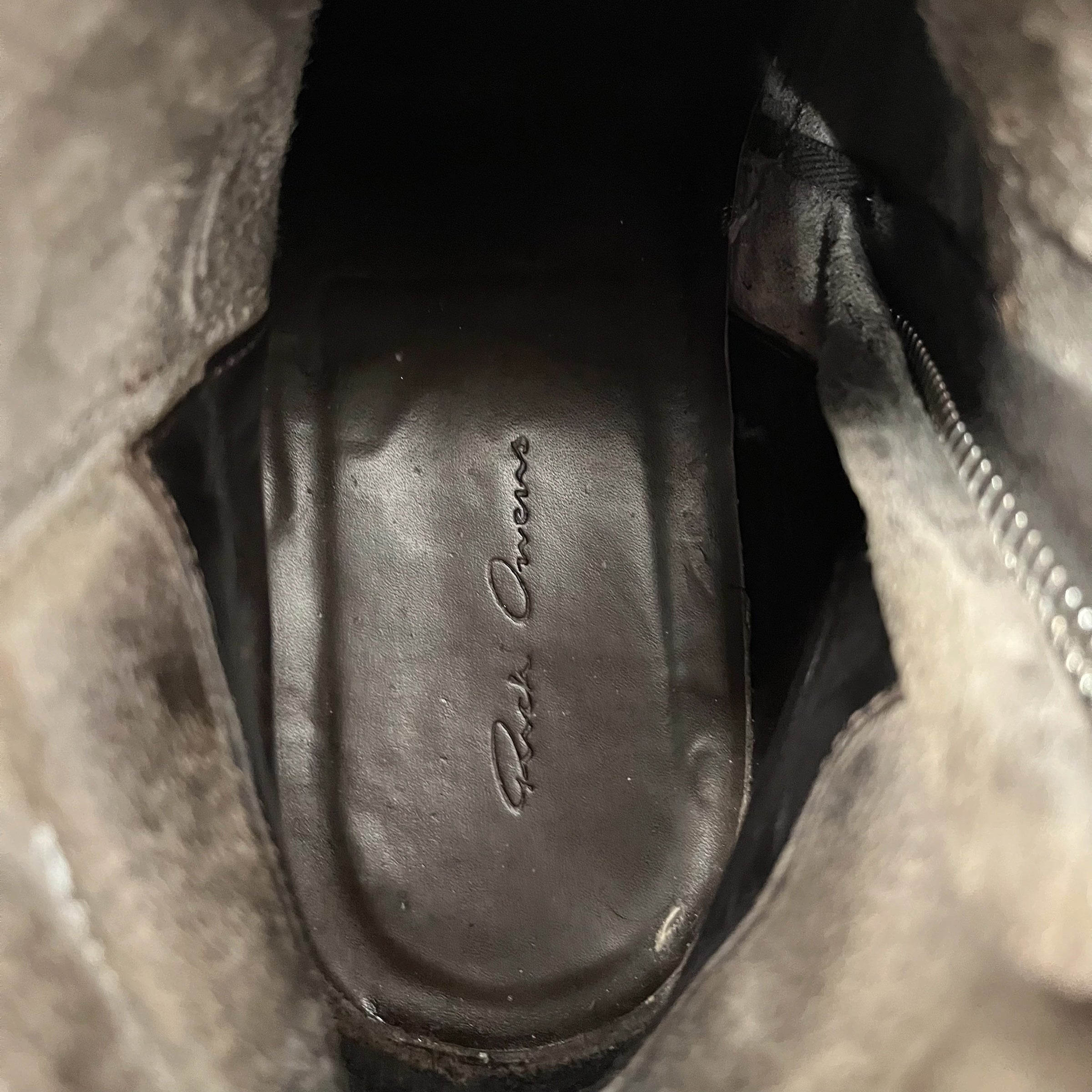 Rick Owens/Hi-Sneakers/US 9/Suede/GRY/ view 3