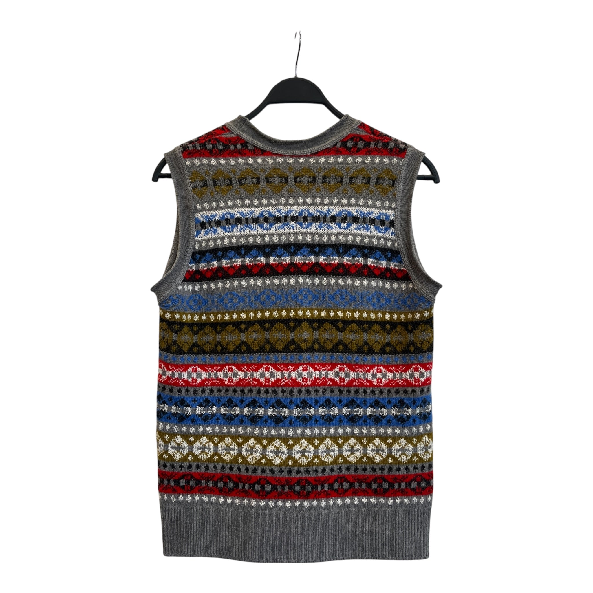 WALES BONNER/Sweater/M/All Over Print/Wool/MLT/Astral Knit Sweater Vest view 2