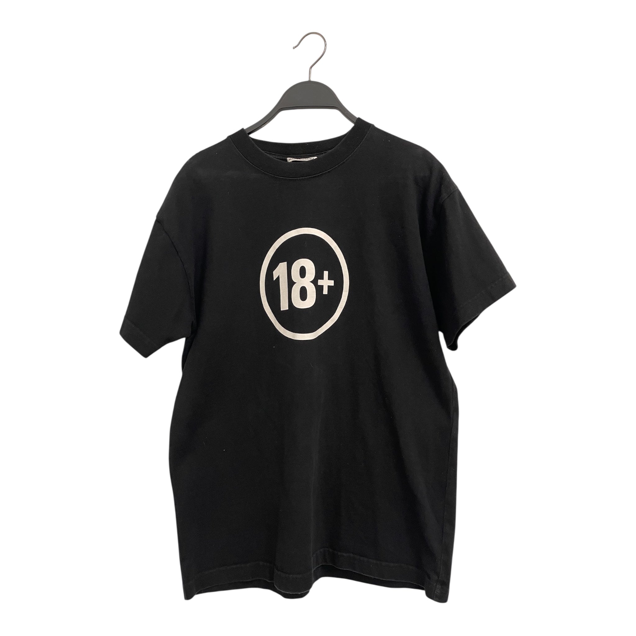 BALENCIAGA/T-Shirt/S/Cotton/BLK/18+ tee view 1