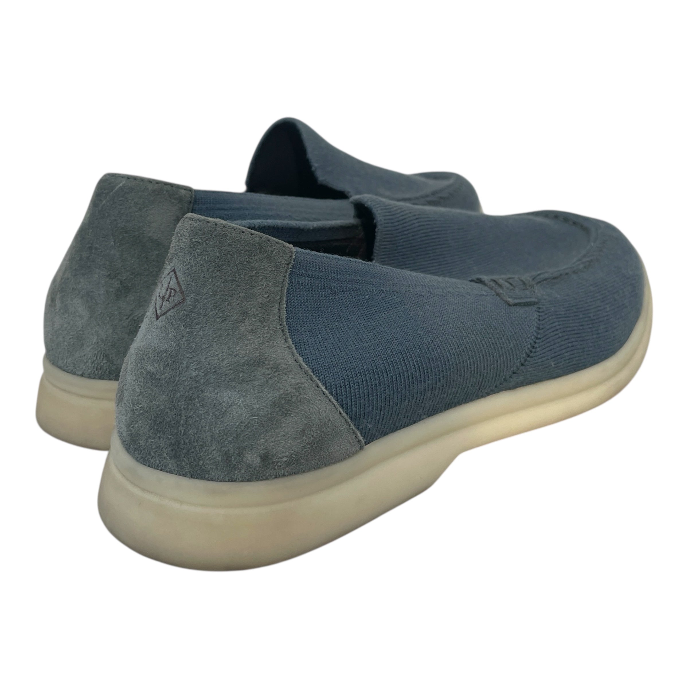 Loro Piana/Low-Sneakers/EU 38.5/Cotton/BLU/ view 2