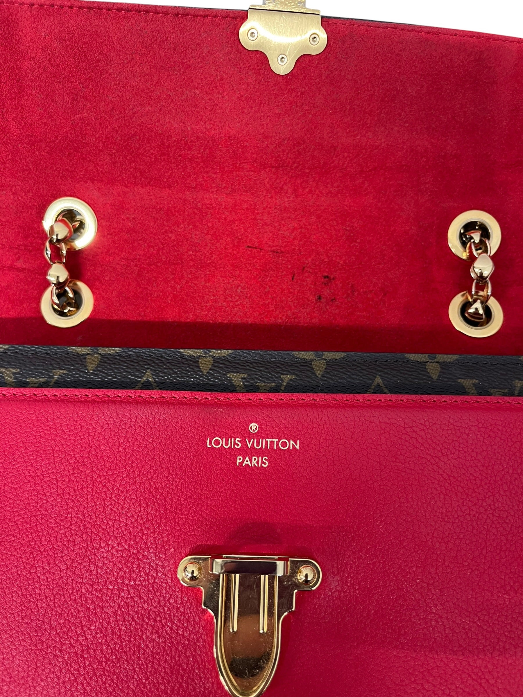 LOUIS VUITTON/Bag/Monogram/Leather/BRW/VICTOIRE LEATHER CROSSBODY BAG view 5