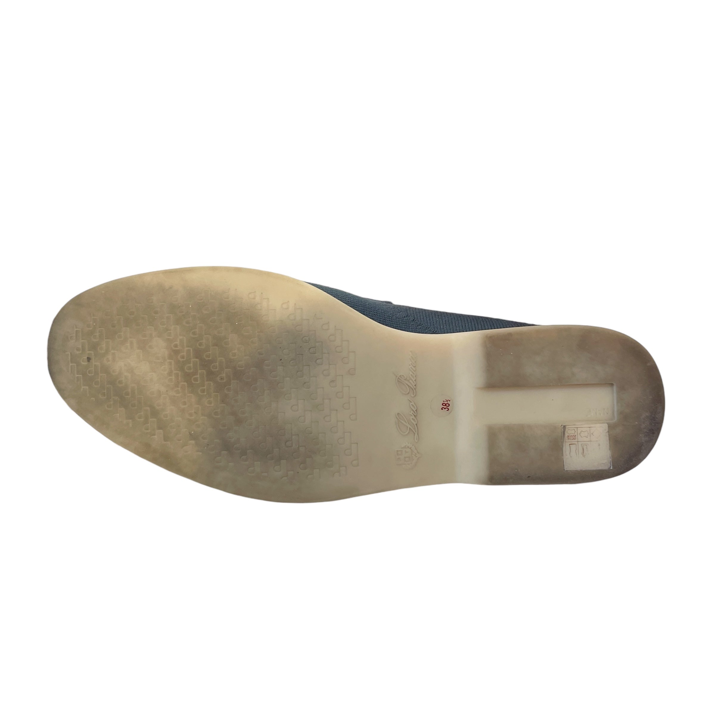Loro Piana/Low-Sneakers/EU 38.5/Cotton/BLU/ view 4