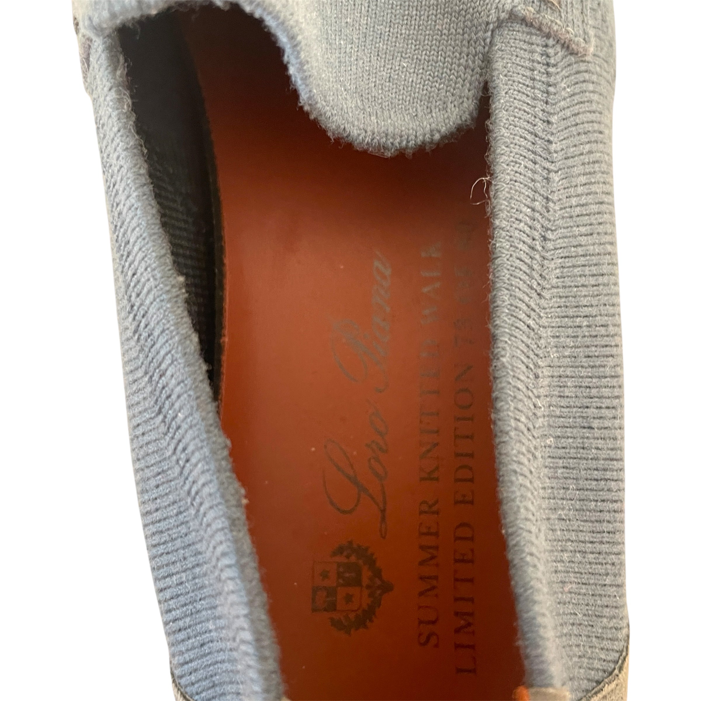 Loro Piana/Low-Sneakers/EU 38.5/Cotton/BLU/ view 5