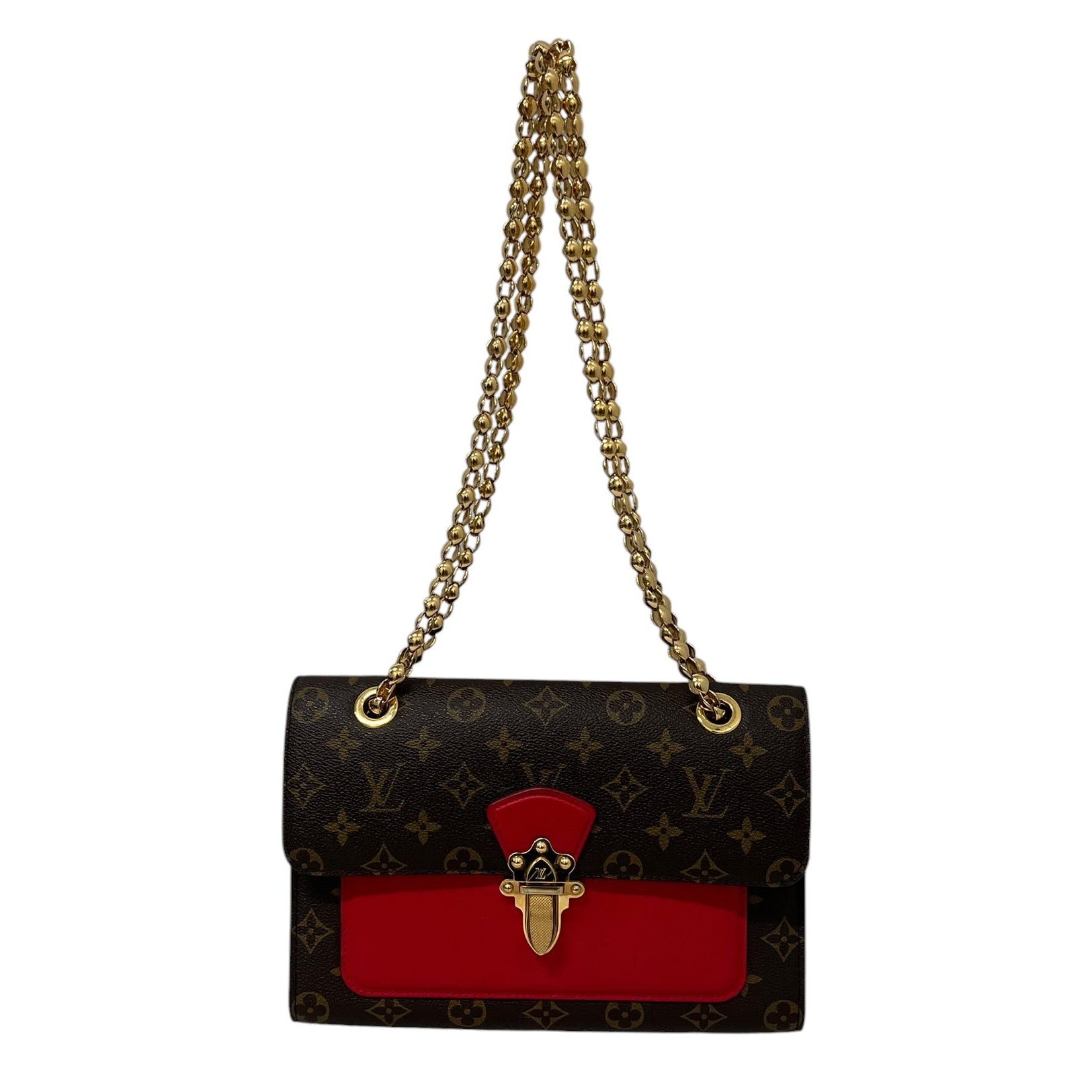 LOUIS VUITTON/Bag/Monogram/Leather/BRW/VICTOIRE LEATHER CROSSBODY BAG view 1