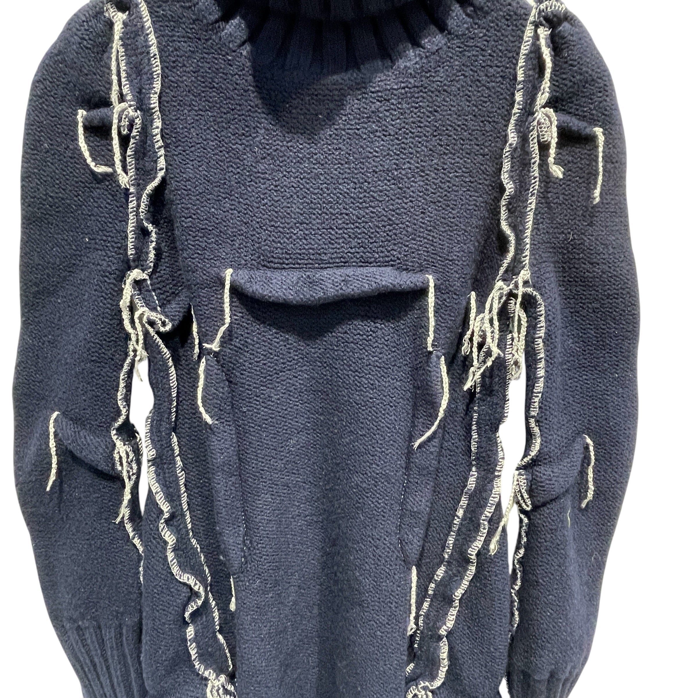 Maison Martin Margiela/H&M/LS Dress/XS/Wool/NVY/Turtlenck dress view 2