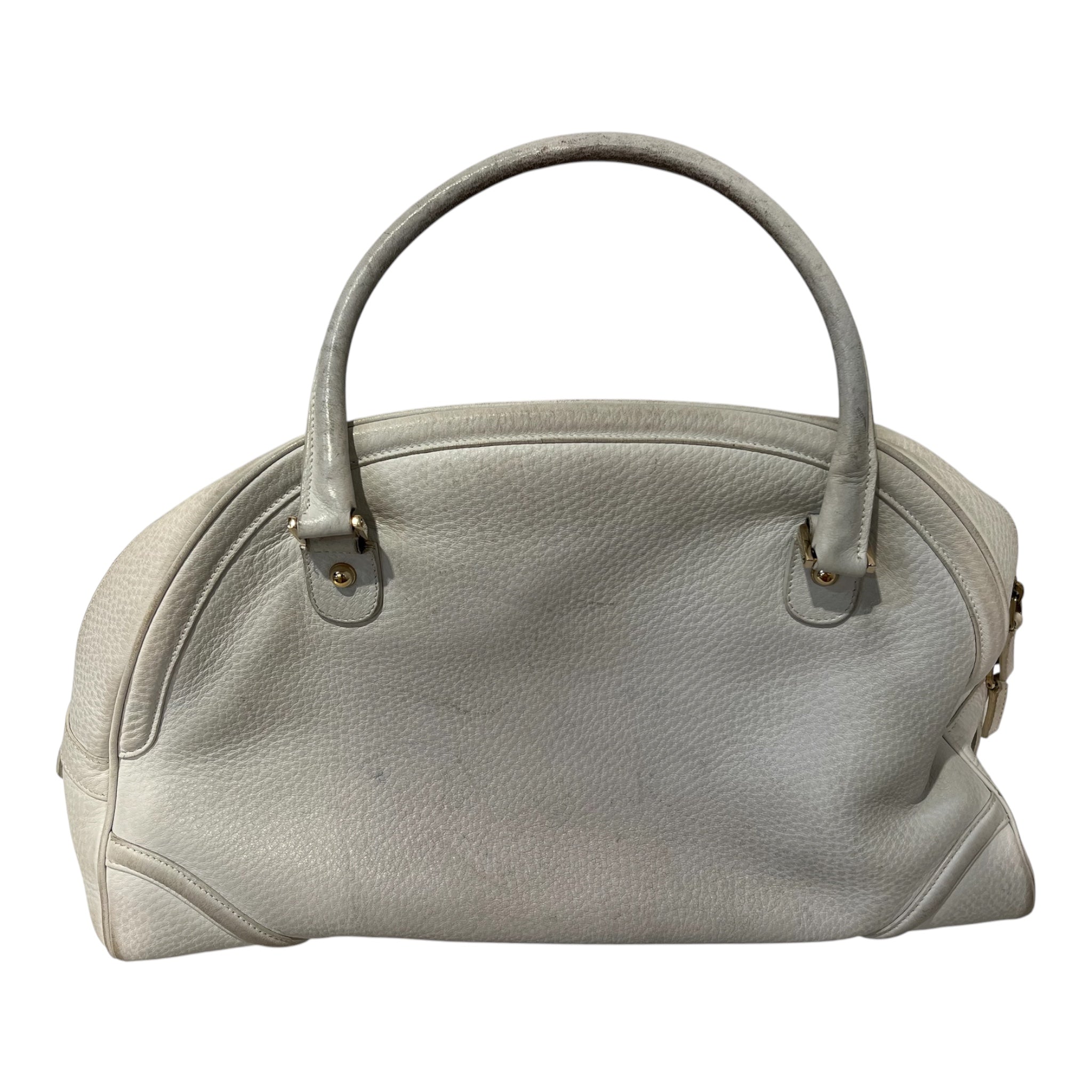 GUCCI/Hand Bag/Leather/WHT/13103002046 blondie bowler bag view 3