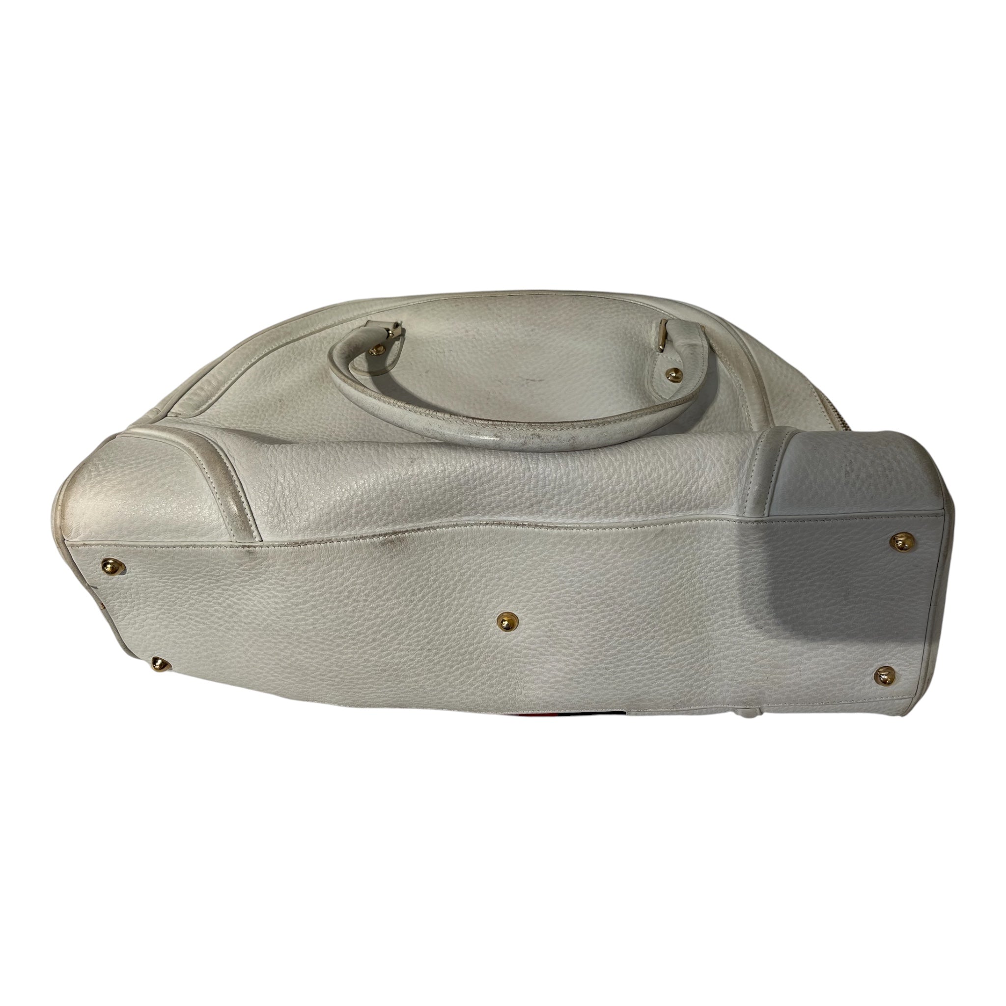 GUCCI/Hand Bag/Leather/WHT/13103002046 blondie bowler bag view 4
