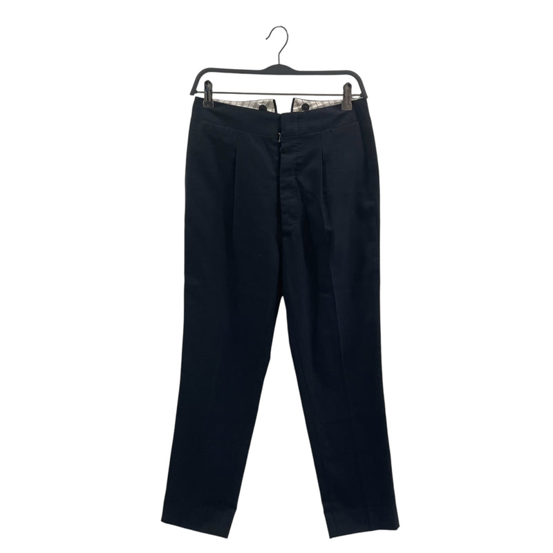 Maison Margiela/Slacks/38/Polyester/NVY/BCK BELT/RN 154909/STR8