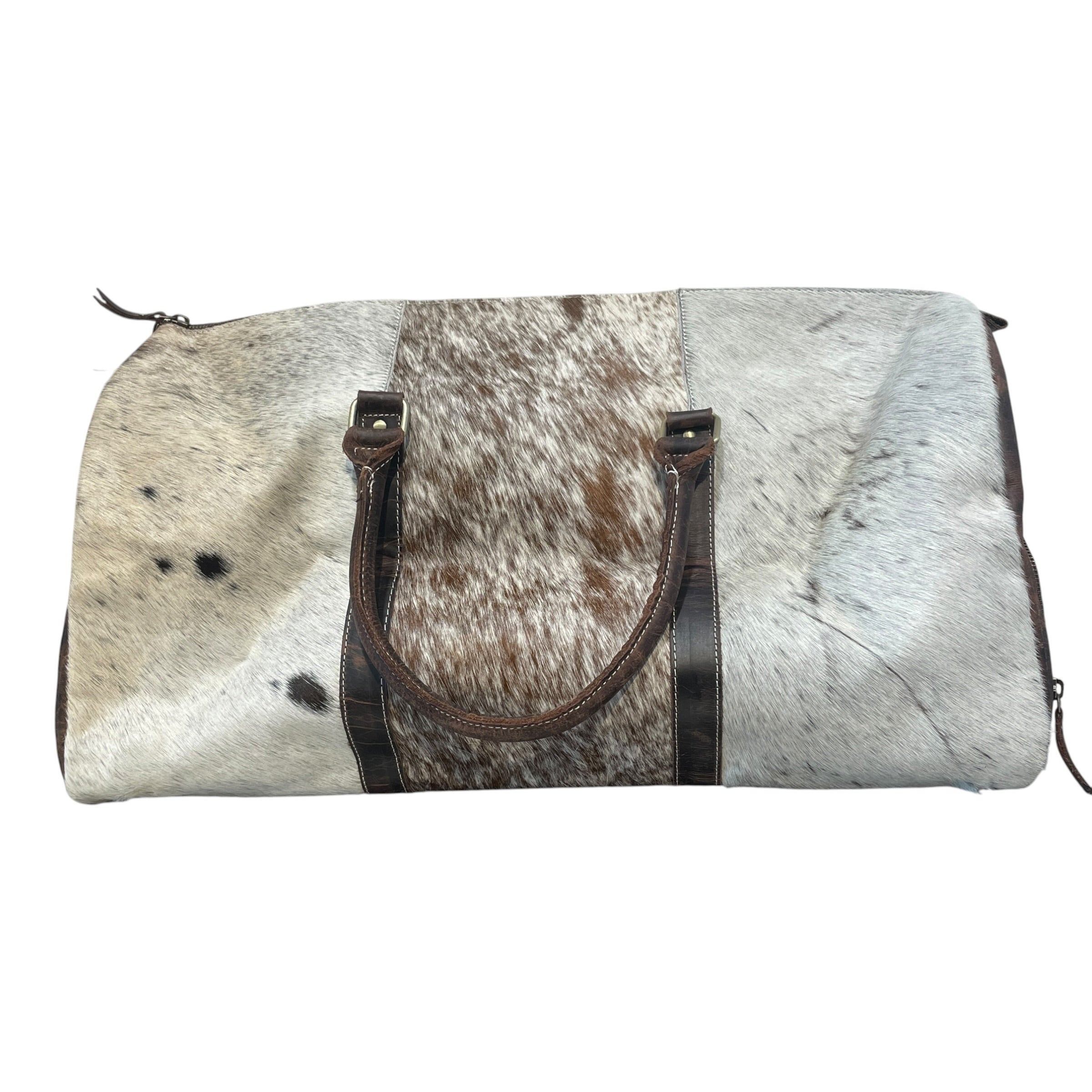 Vintage/Luggage/Animal Pattern/Cowhide/MLT/Cowhide Leather Duffle Bag view 1