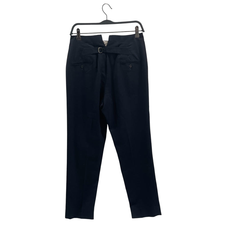 Maison Margiela/Slacks/38/Polyester/NVY/BCK BELT/RN 154909/STR8