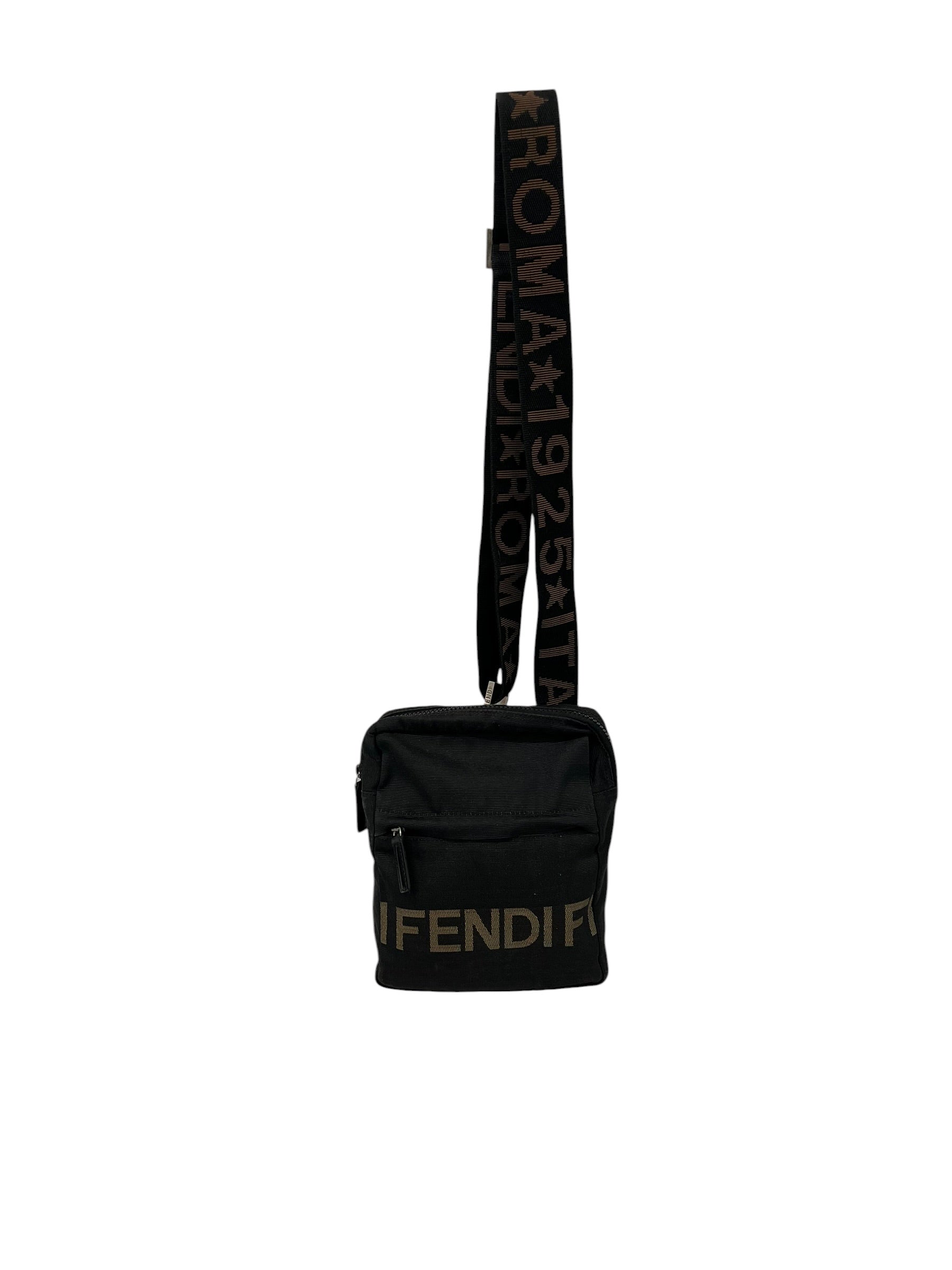 FENDI/Cross Body Bag/Cotton/BLK/2305.26679.09 view 1