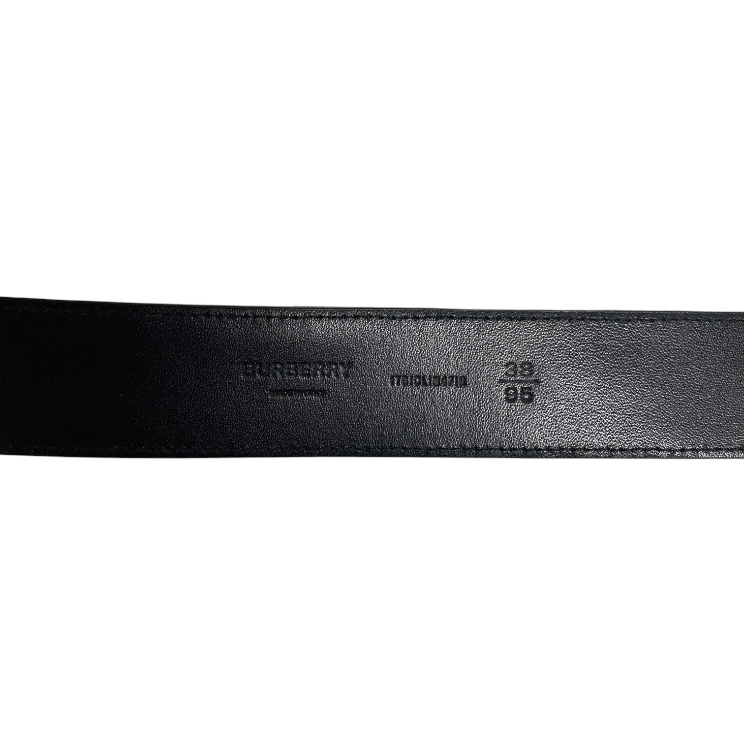 BURBERRY/Belt/BLK/M's/WHT LETTERING/ SPLIT BLK/BEG view 3