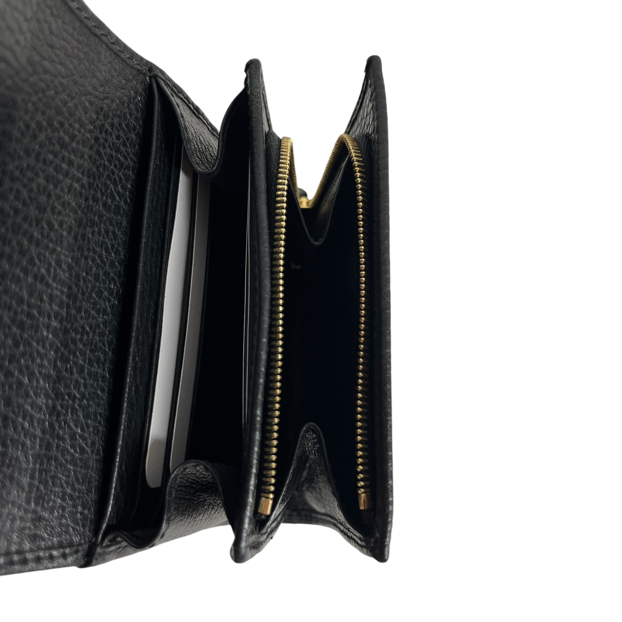 GUCCI/Wallet/Black/Leather/456126 CAO0G 1000/456126 CAO0G 1000 view 5
