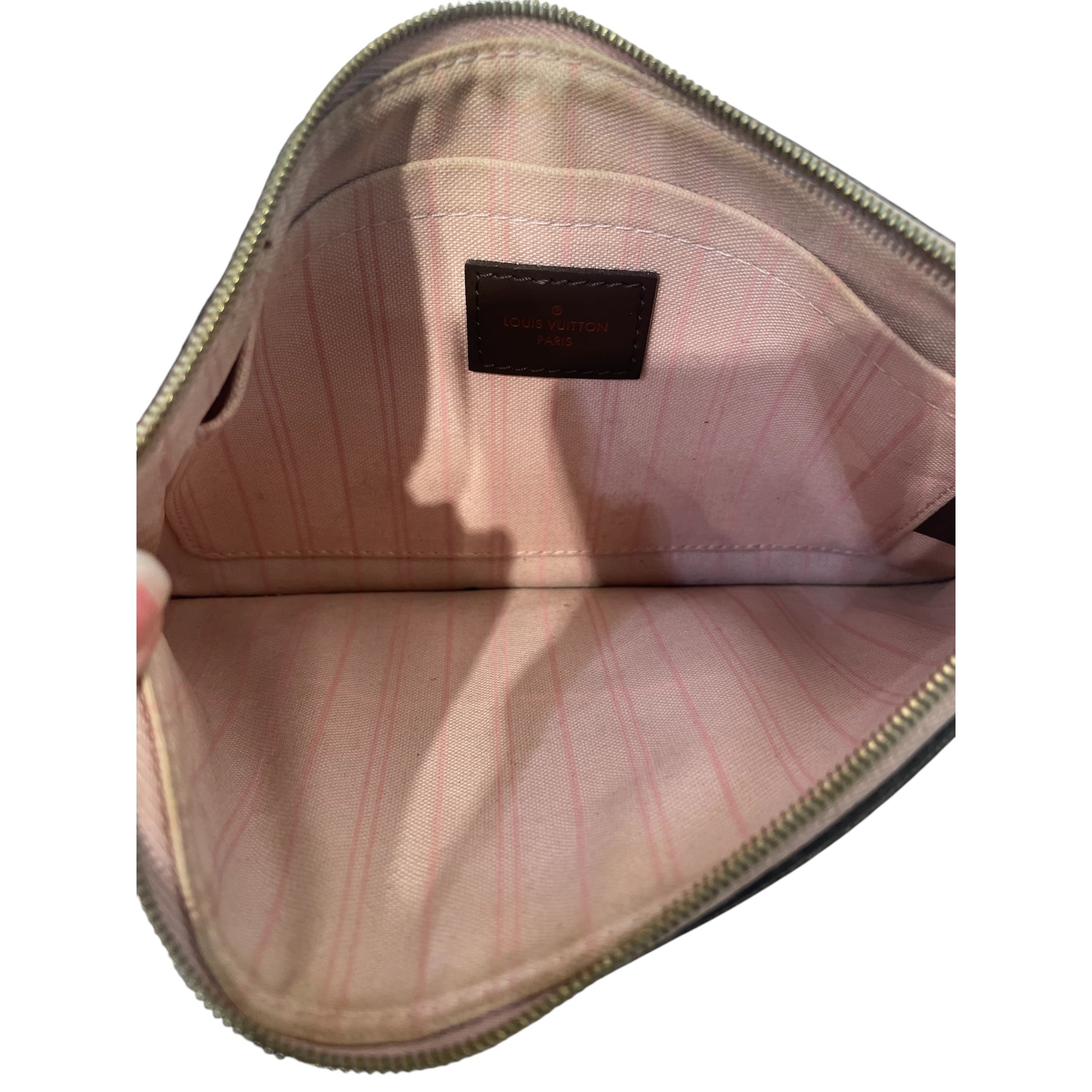 LOUIS VUITTON/Pouch/Monogram/Leather/BRW/NEVERFULL POCHETTE view 4