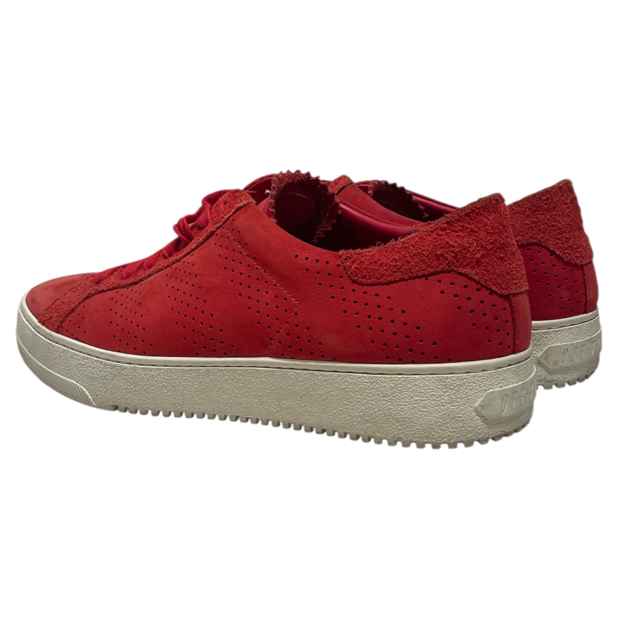 OFF-WHITE/Low-Sneakers/US 7/RED/SUEDE LOW TRAINER view 2