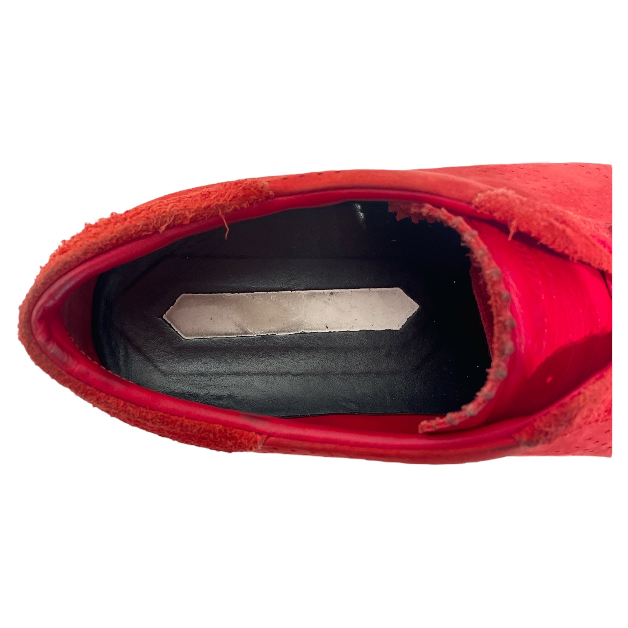 OFF-WHITE/Low-Sneakers/US 7/RED/SUEDE LOW TRAINER view 3