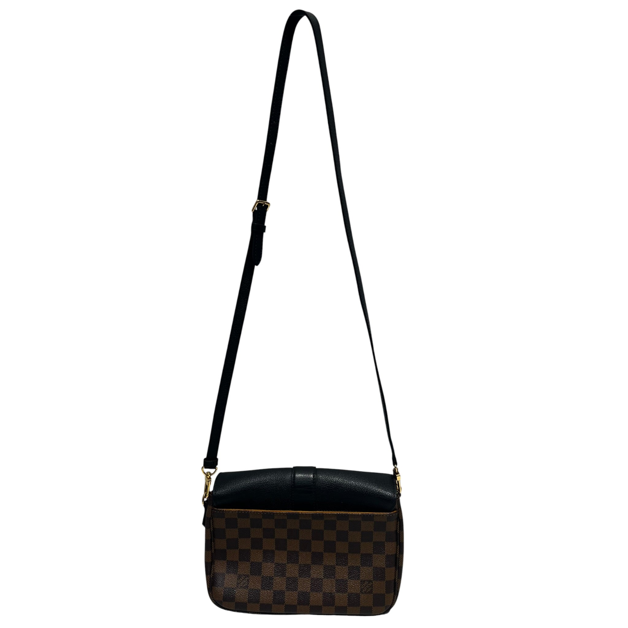 LOUIS VUITTON/Cross Body Bag/Monogram/Leather/BRW/Damier Ebene Clapton view 2