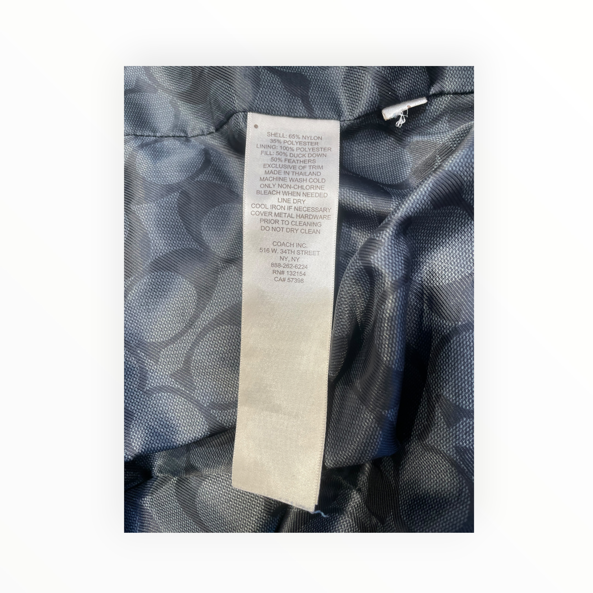 COACH/Puffer Jkt/S/Nylon/BLK/DOWN JACKET view 4